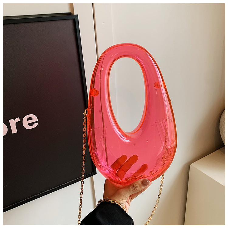 Autumn New Handbag Transparent Color Banquet Crossbody Bag Designer Bags Handbags Women