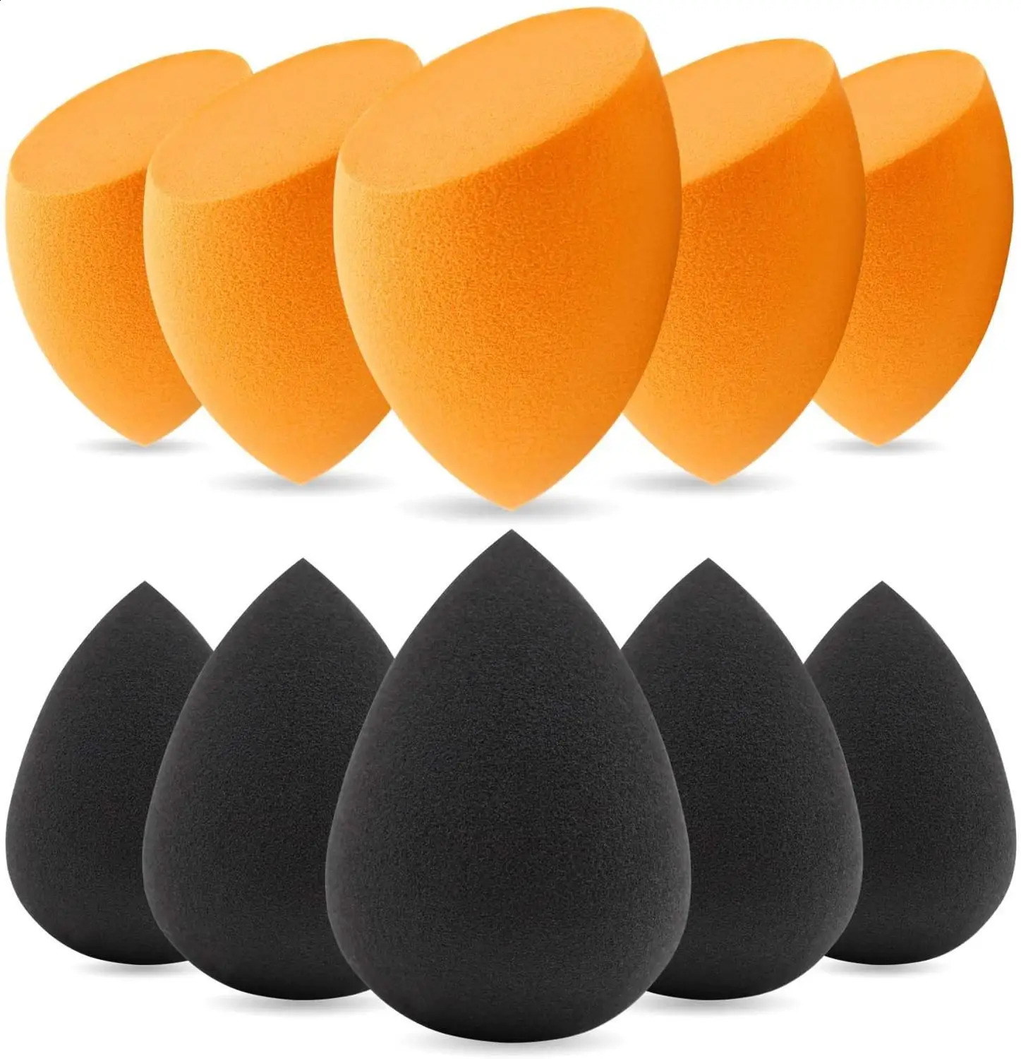 10 piece cosmetic sponge latex free mixer cosmetic sponge set for basic concealer and powder dual purpose cosmetic tools 241105