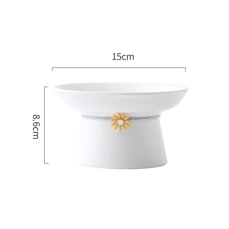 Ceramic Cat Bowl Anti Black Chin Anti Knock Water Bowl Cat Pet Supplies Cat Food Bowl Cat Food Bowl Dog BowlNew Pet FoodUtensils