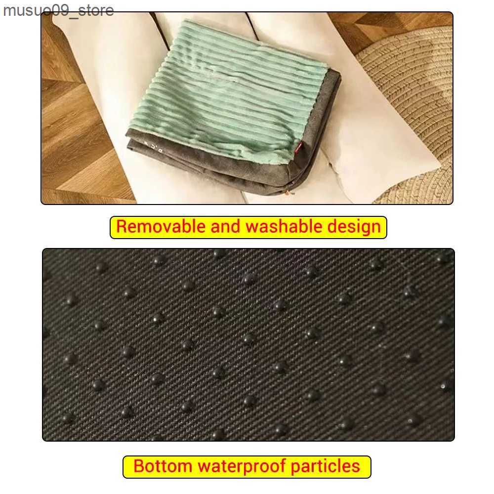 kennels pens Large dog mat for sleeping with detachable and washable winter mat suitable for all season pets suitable for small and medium-sized large