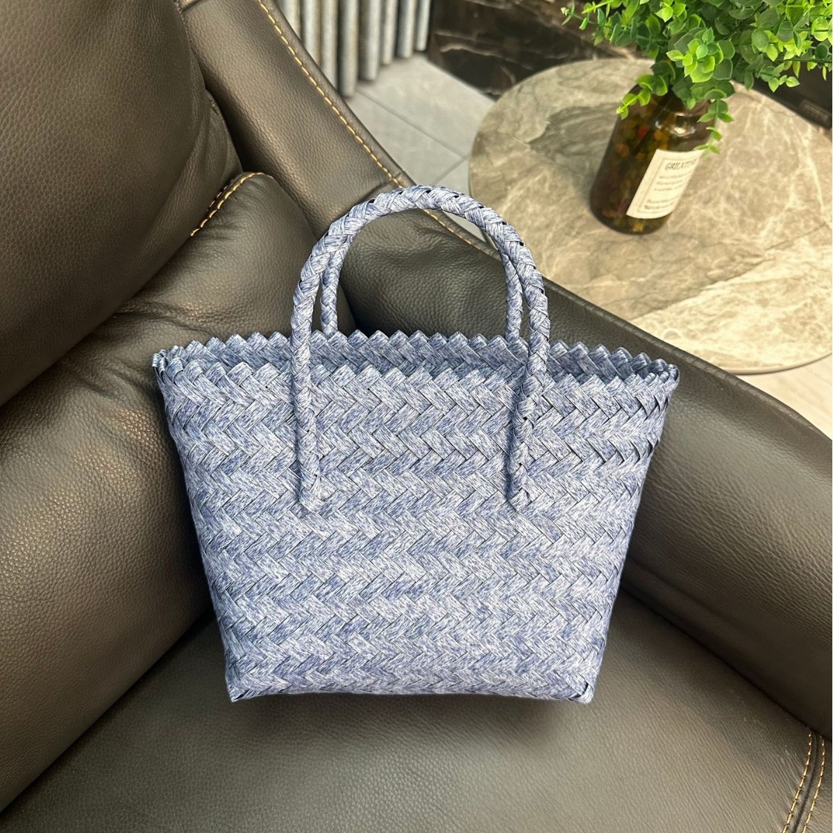 New Material Women's Designer Woven Handbag Gift Basket Handbag
