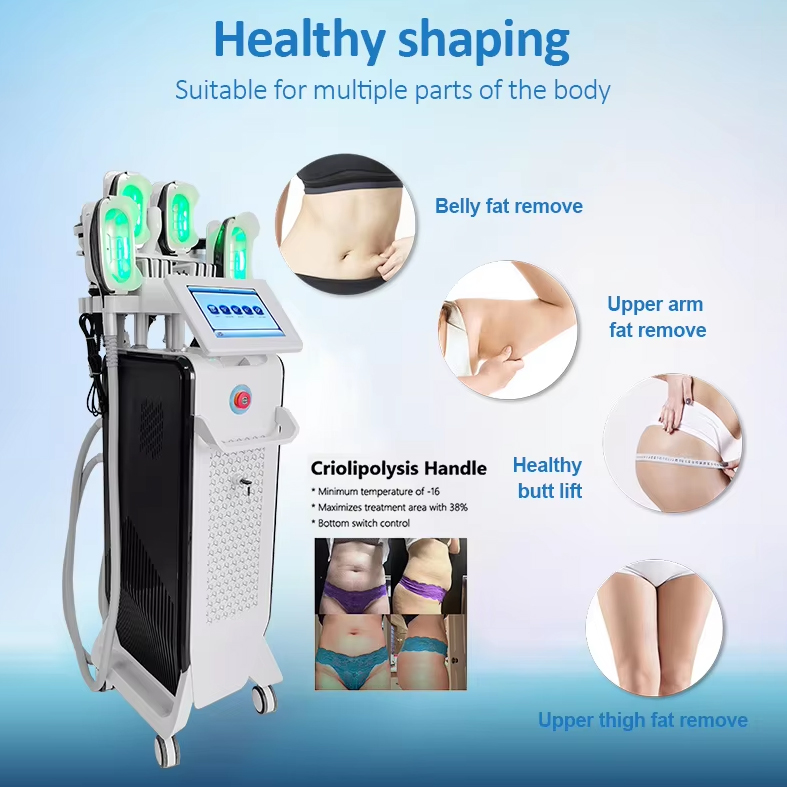 Hot All Upgrade 9 In 1 Full Body Slimming 360 Cryolipolysis Weight Loss Cavitation Radiofrequency Skin Rejuvenation Effective Fat Loss Body Management
