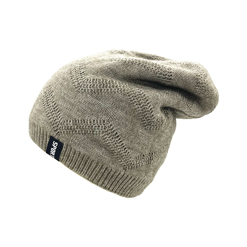 High quality design,New men's women's autumn winter sport fabric knitted large wavy yarn hats, cold resistant and warm hats