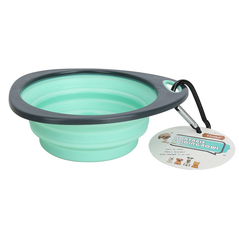 Dog Bowl Pet Collapsible Bowls for Cats Dogs Portable Pet Feeding Watering Dish for Walking Parking Traveling