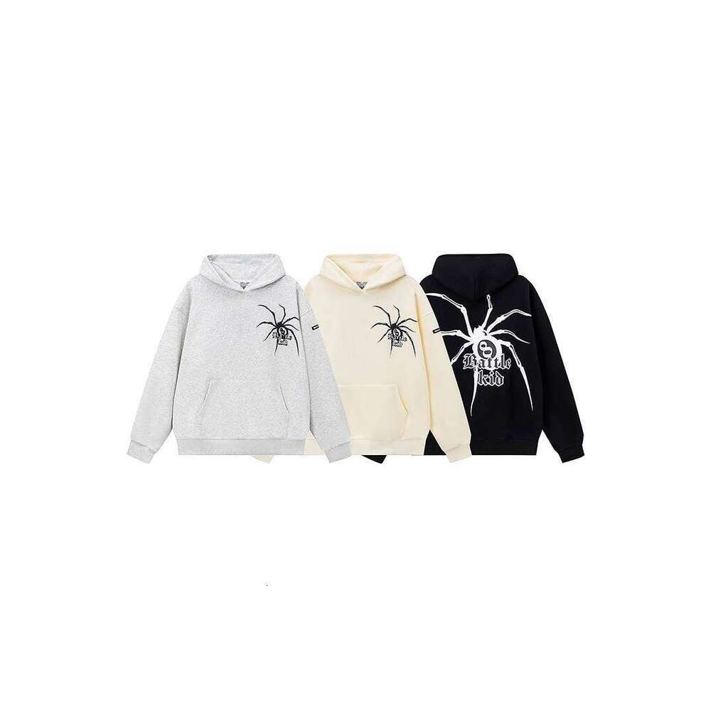 shanshi spider hoodie American Design Spider Print Autumn and Winter New Hooded Sweater Women's Loose Couple Top Hoodie Fashion hoodie