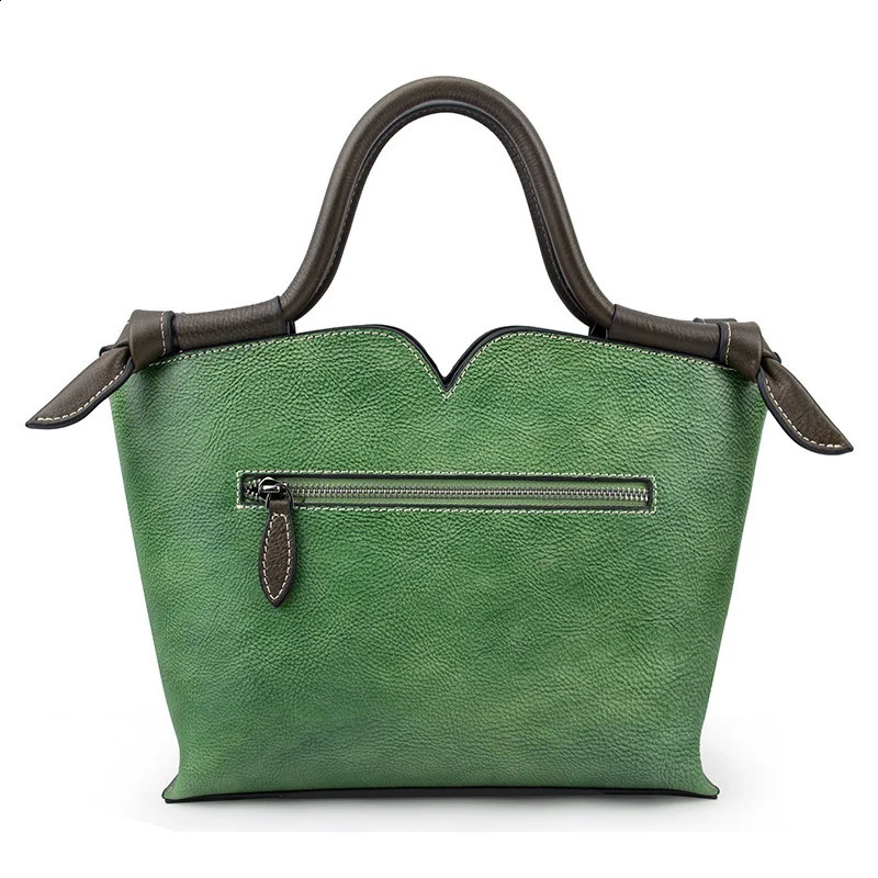 Small womens genuine leather handbag retro floral shoulder bag for women handmade cowhide handbag for women 241105