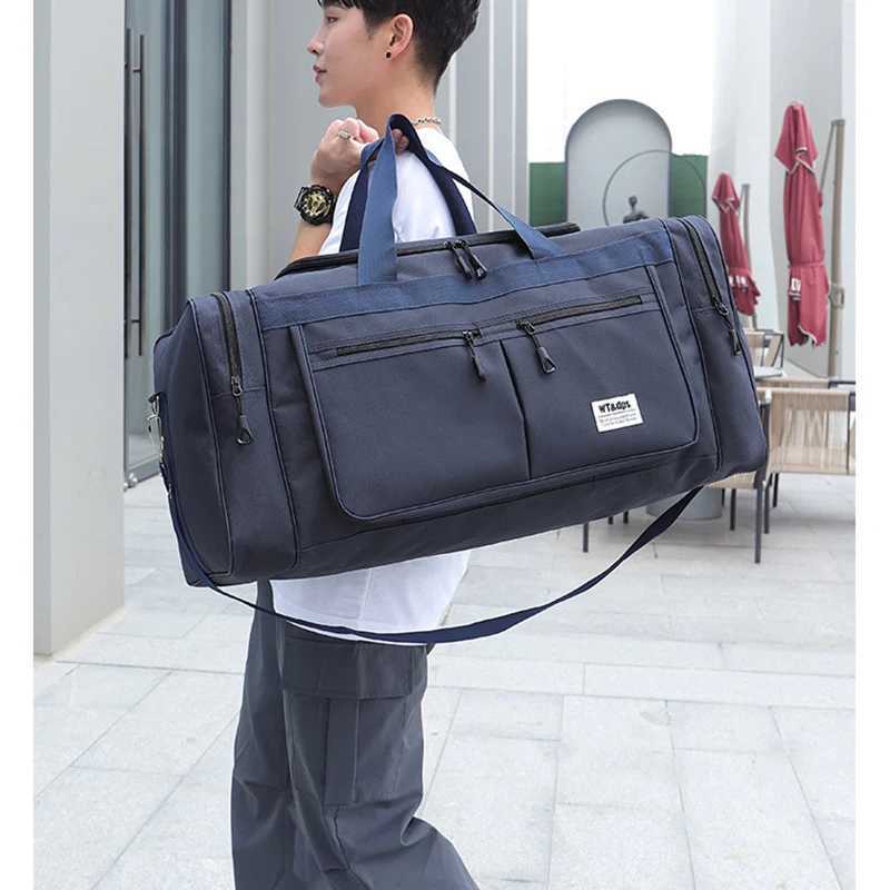 Large acity Outdoor Sports Handbag Men Gym Fitn Bags Travel Crossbody Duff Casual Luggage Storage Shoulder BagXJ241106