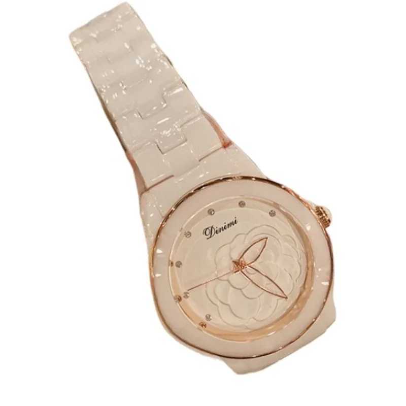 Lightweight luxury Wens watch lia fashionable and exquisite waterproof quartz Wens ceramic strap Wens watch X241106