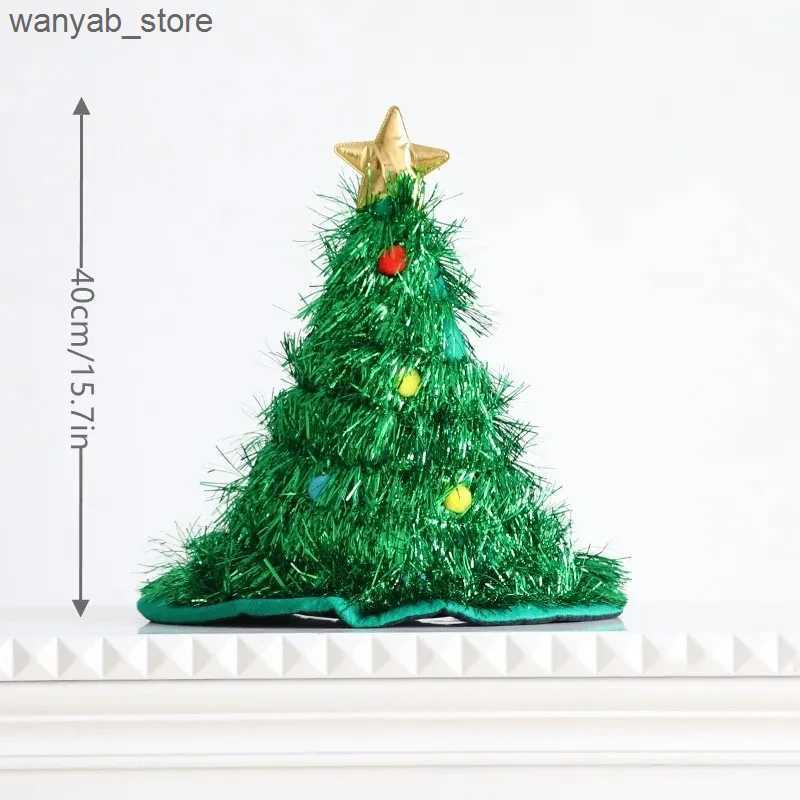 Wide Brim Hats Bucket Hats New Creative Christmas Hat Shiny Tinsel Colorful Poms Christmas Themed Hats Clothing Party Role-Playing Home Holiday Party 