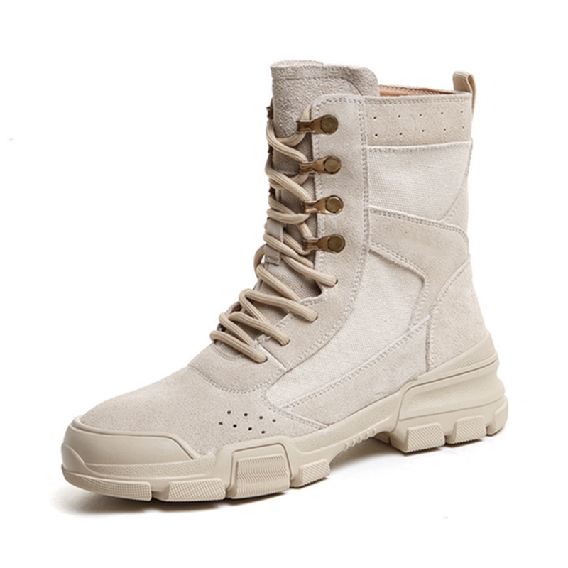 AIYUQI Ankle Boots Women 2024 Autumn New Platform Cow Suede Booties Women Flat Couple Women Hiking Boots Women