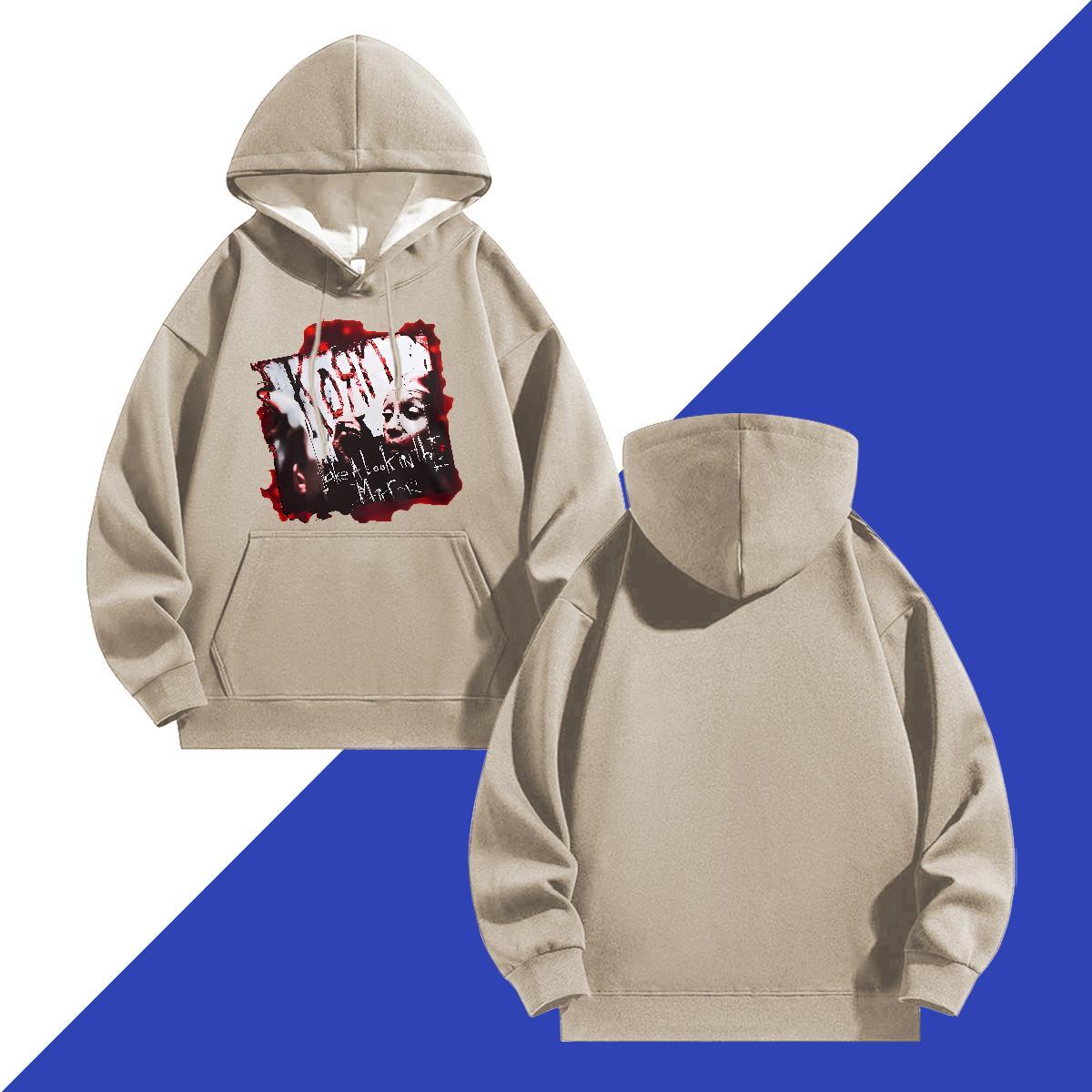 Fashion Hoodie for Men Autumn Winter Loose Men Tops Hoodie Breathable Hooded Collar Oversized 3XL Clothes Thick Plush