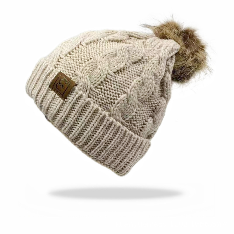 High quality design, men and women Autumn and Winter Fashion Cold proof Warm Knit Hemp Pattern Wool Versatile Hat