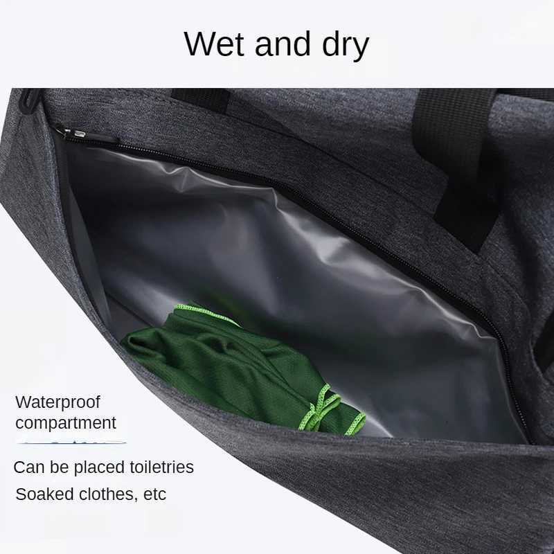 Sport Gym Bag Men Women Outdoor Waterproof Large acity Separate Space For Shoes pouch Fitn Sports pack Travel BagXJ241106