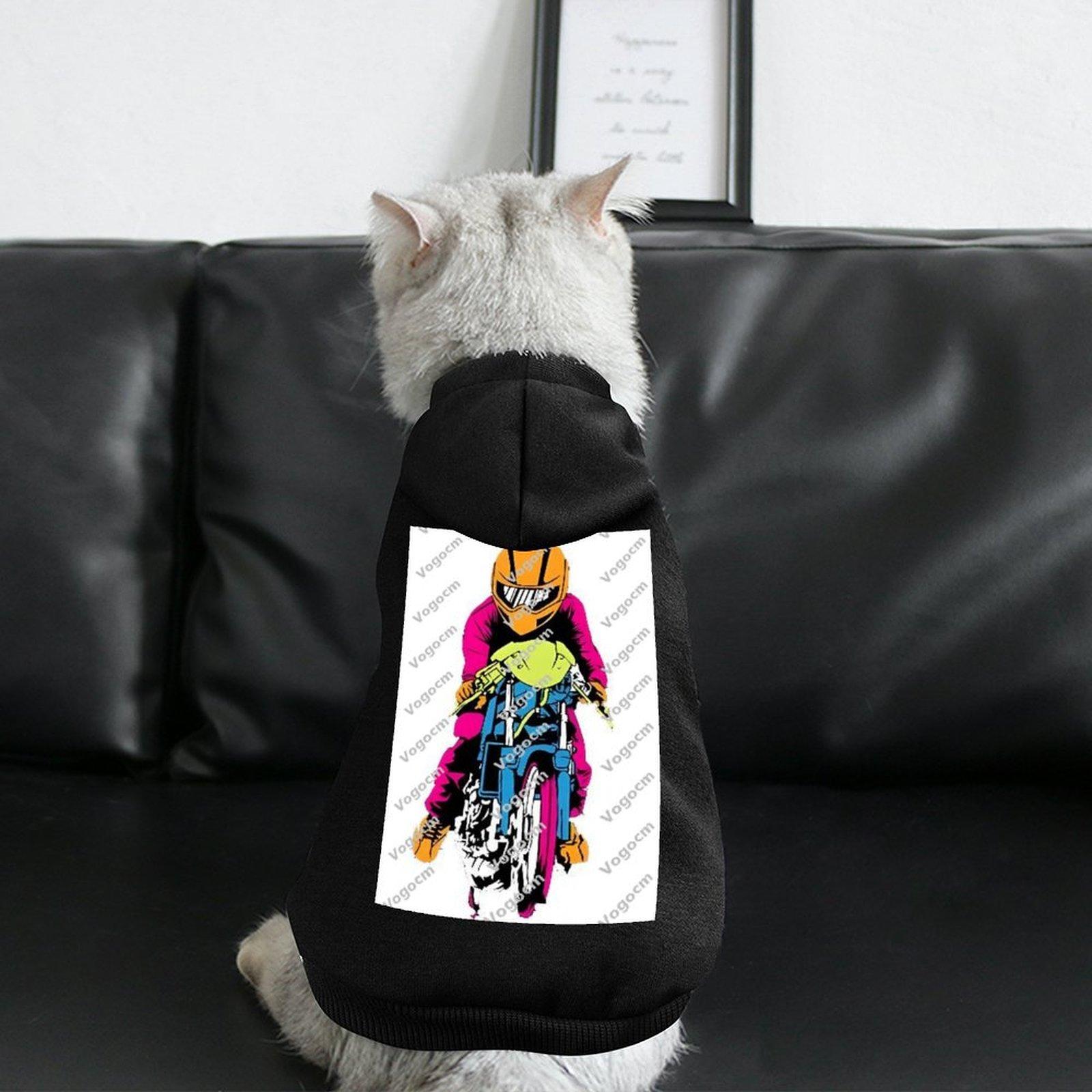 Classic Casual Hoodie For Dog Breathable Soft Streetwear Dog Clothes Hoodie Customized Printed Warm Loose Hoody