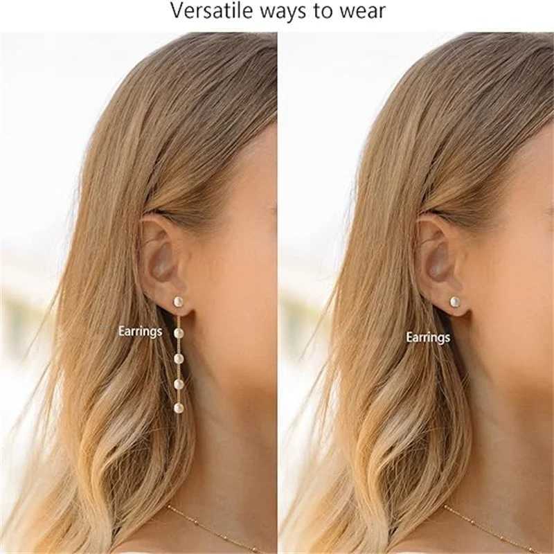 Unique bead jewelry set with tassel pearl necklace vintage necklace suitable for text X241106
