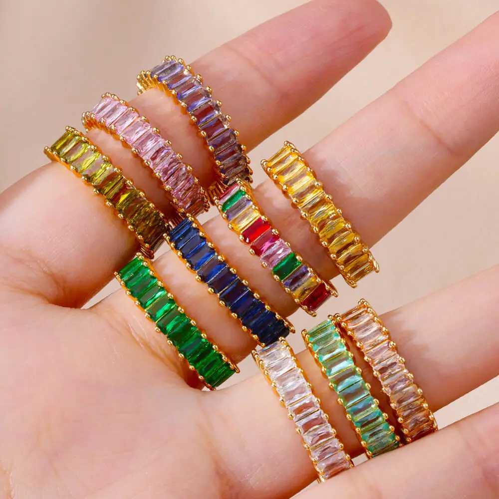 Luxury floral Mti layer wide ring suitable for text doors gold stainless steel ring fashionable jewelry gift Anillos Mujer new X241106