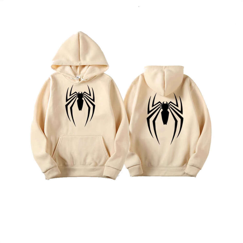 shanshi spider hoodie Men's Street Fashion Spider Printed Sweatshirt Wool Women's Casual Fun Loose Hoodie hoodie