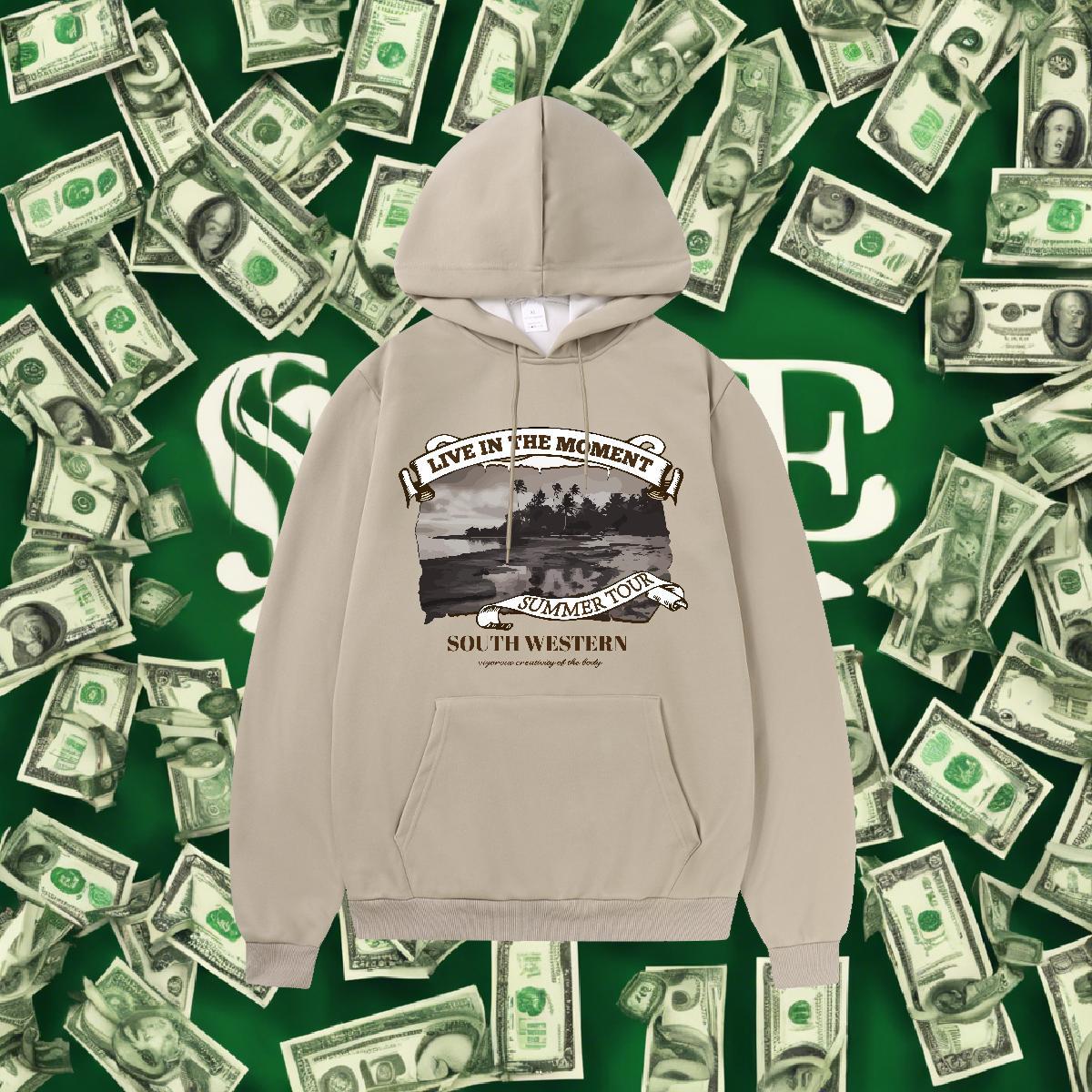 Stylist Men Sweatshirt hoodie Loose Hoodie Pullover Custom Cartoon Pullover Hoodie Hip Hop Street Long Sleeve Soft Thick Plush