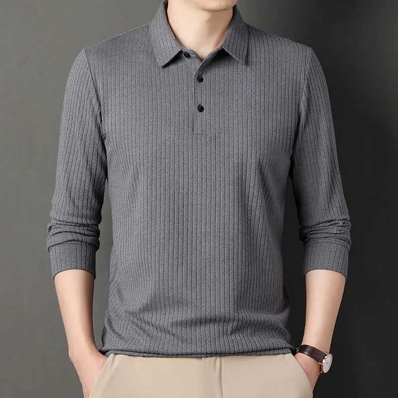 Strtwear Fashion Mens Long Sve Shirt Spring and Autumn New Basic Business Mens Korean Loose Casual Top W241106