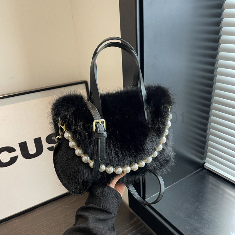 Fashion Classic Bag Designer 10a Top Nikiduncks Woman Handbagevening Bags High Pearl Handheld Shoulder for Womens New 2024 Winter Slant