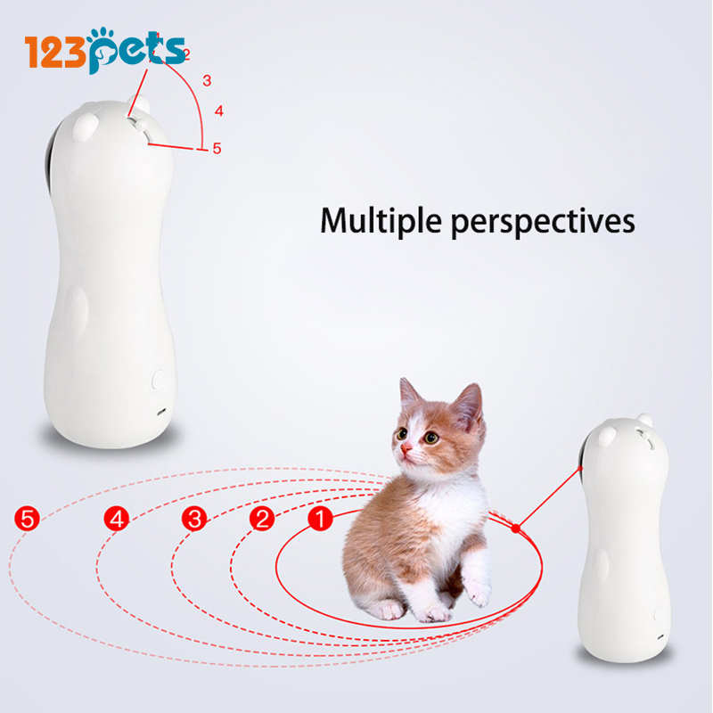 Shenzhen Robot Pets Educational Luxury Cat Laser Toys Manufacturer Electric Interactive Korean White ABS Plastic Sustainable W1