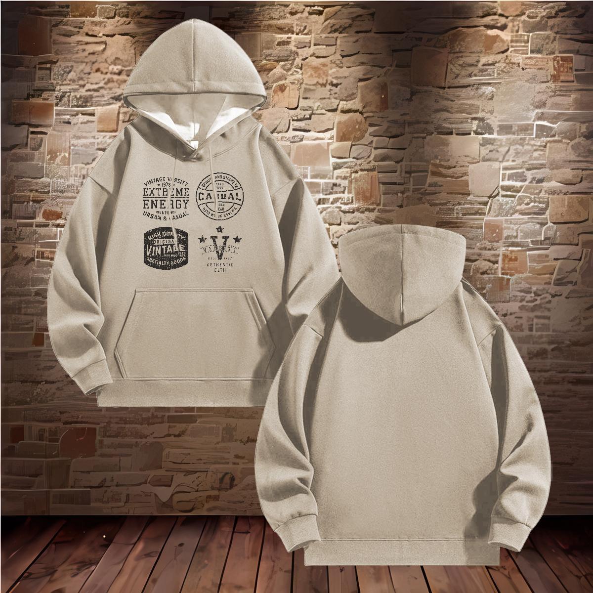 New Men Hoodie Hooded Collar Brand Couples Hoodie Skull Tops Pullover Hoodie Sport 350g Cotton