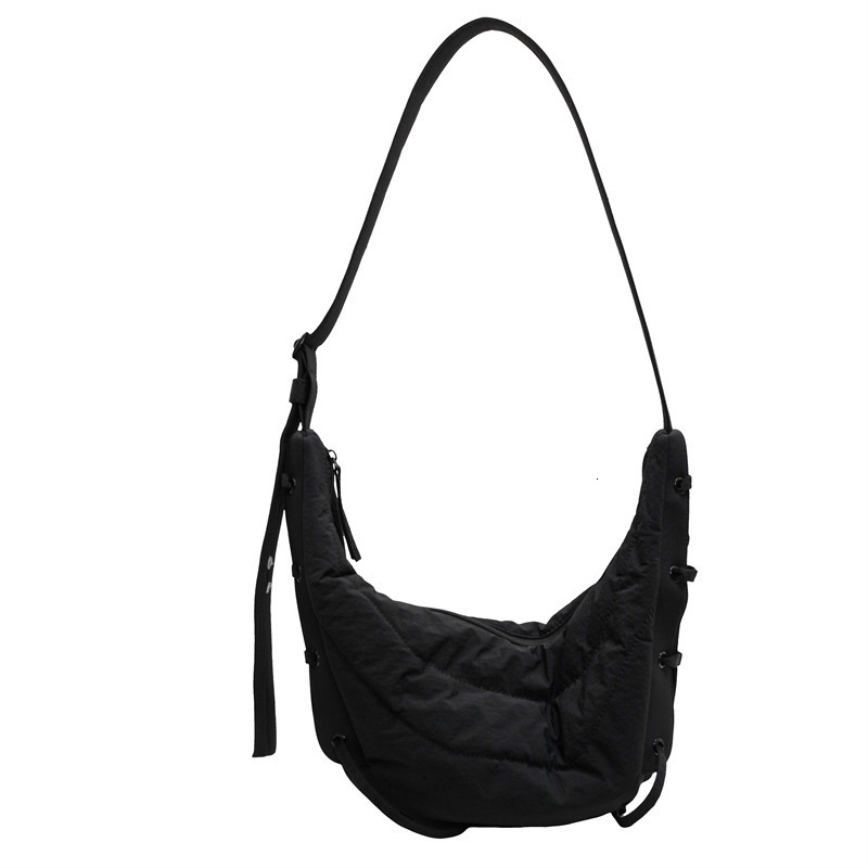 Same Style Couple Nylon Cow Horn Wandering Postman Bun, Dumplings, Shoulder Crossbody Bag, Chest Bag Designer Bags Handbags Women