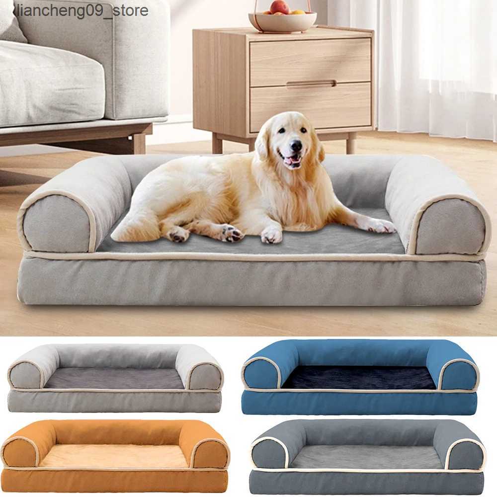 kennels pens Cat and Dog Bed Sofa Warm Cat Nest Pet Bed for Small and Medium sized Dogs Comfortable Plush Non slip Puppy Pet Supplies Sofa Bed L240910