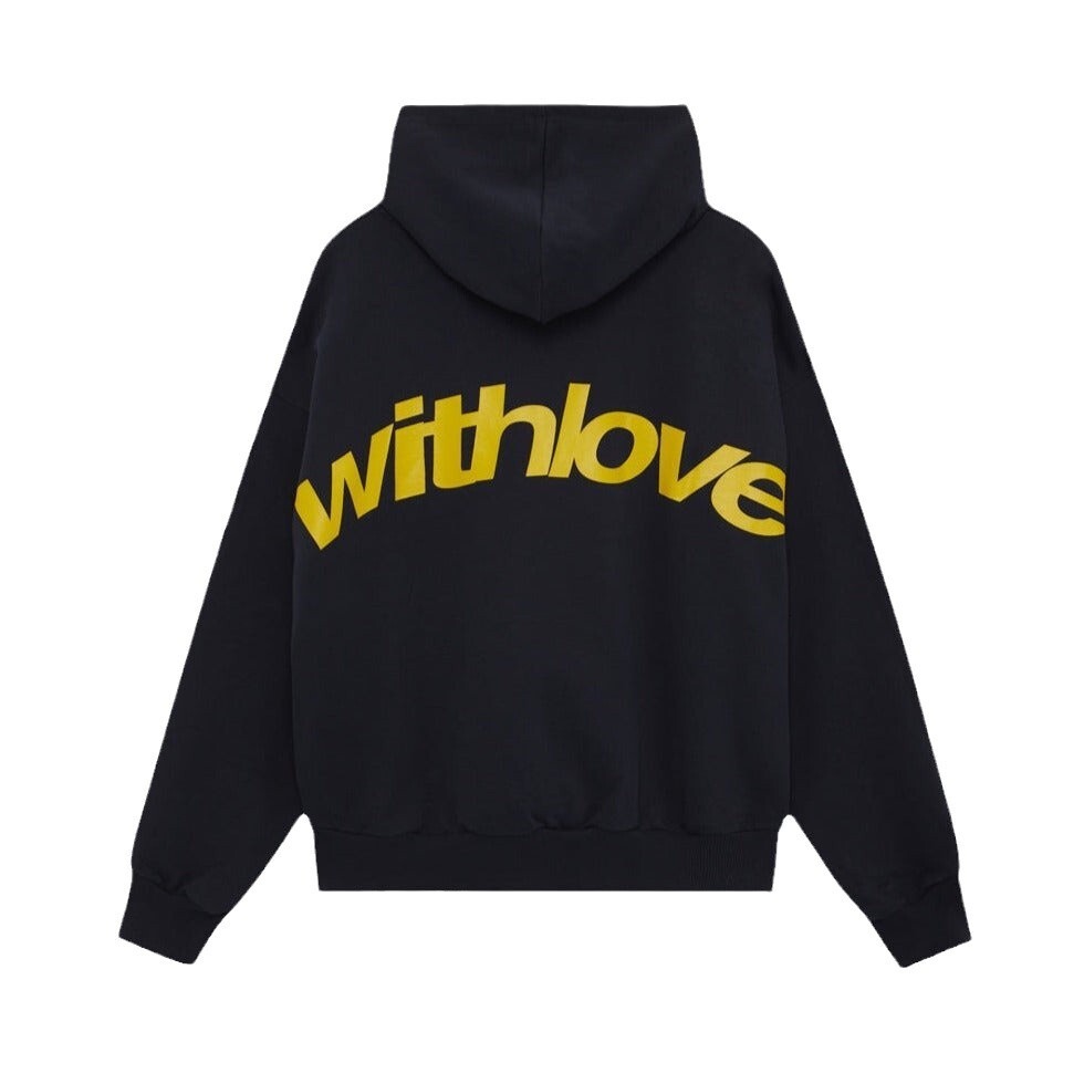 New designer Angel Big Letter printed hip-hop jacket, American long sleeved hoodie, fashionable sweatshirt