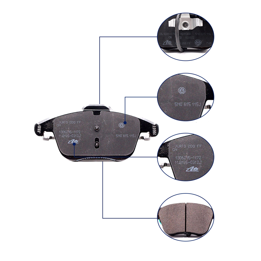 For VW New Passat Tiguan CC touran front and rear brake pads original