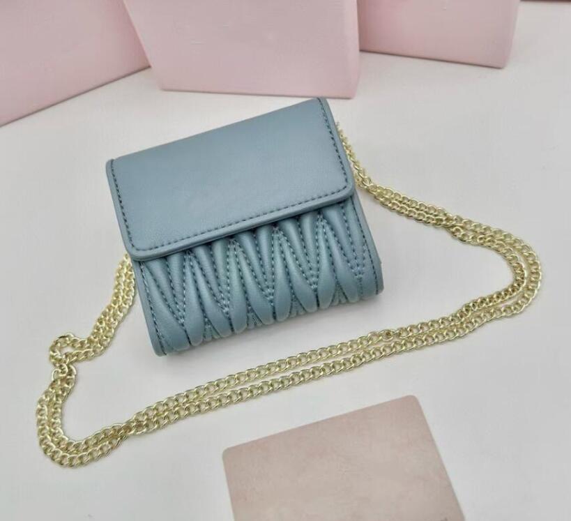 Designer Card Holders Women Mini Wallet Fashion Genuine Soft Sheep Leather Coin Pocket Ladies Purse New Credit Cards Holder miuuuuss with box