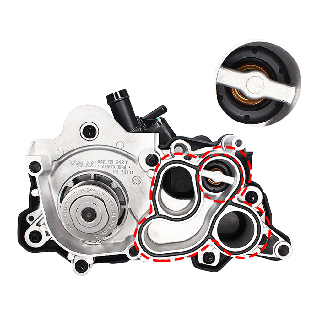 For VW Bora Golf 7 thermostat engine water pump