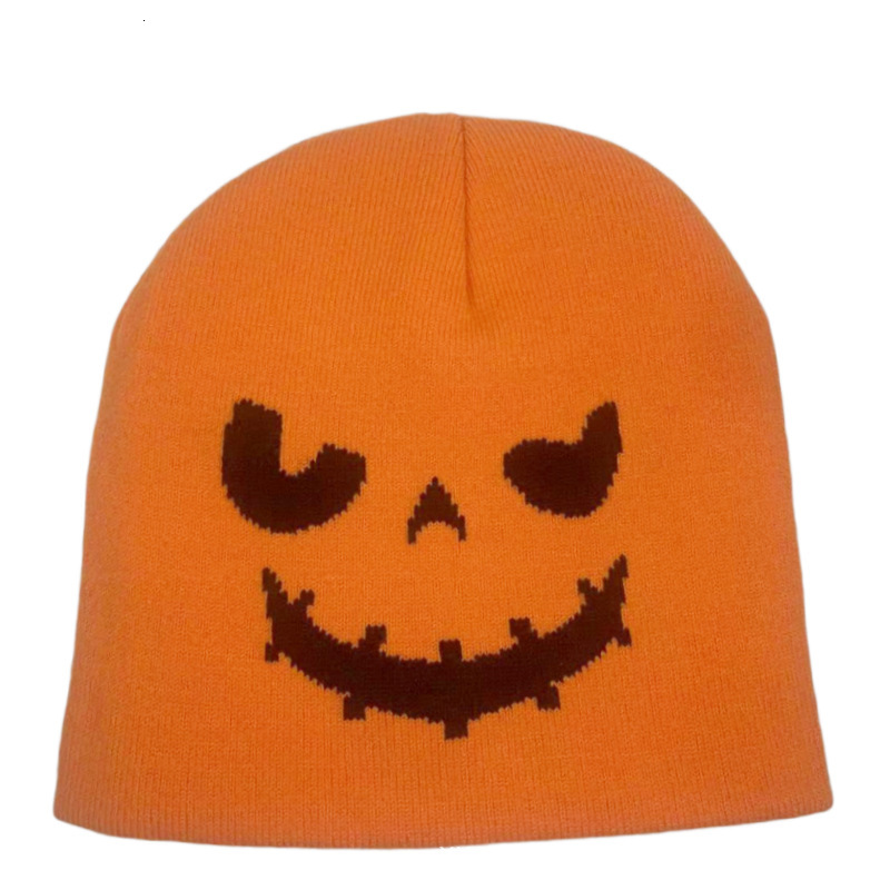 High quality design, men and women Pumpkin funny pattern yarn knitted casual, fashionable, warm resistant new autumn and winter cold hat
