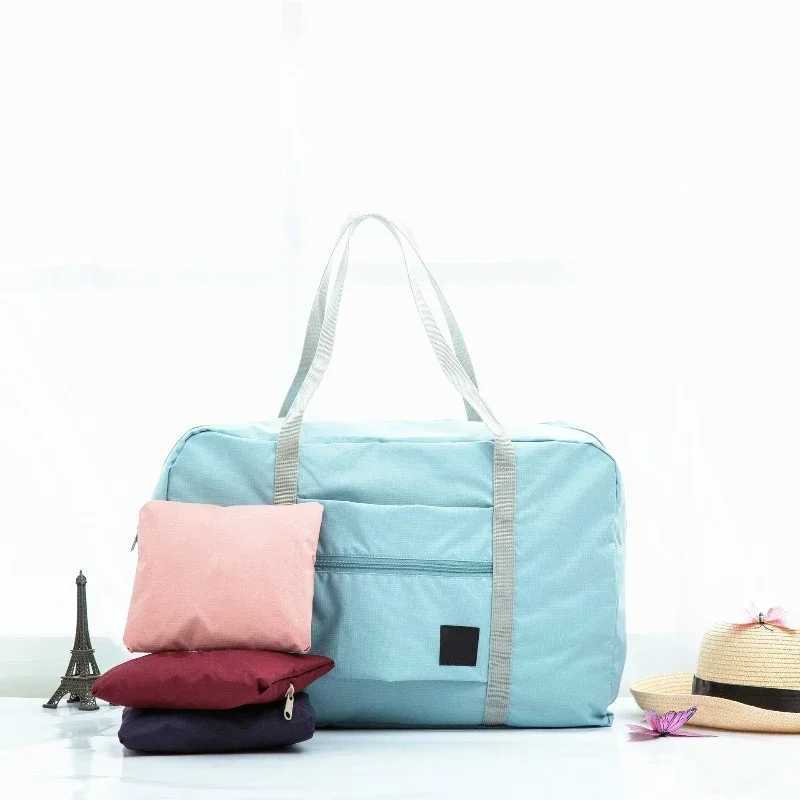 Folding Travel Bag Nylon Travel Bags Hand Luggage for Men Women Fashion Travel Duff Bags Tote Large Handbags DuffelXJ241106