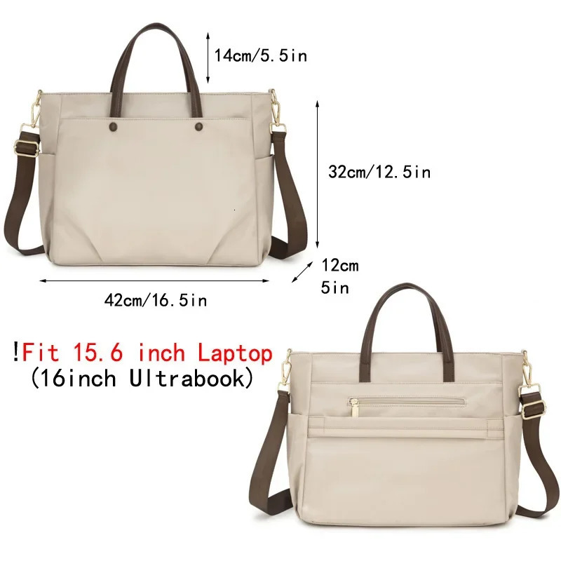 Briefcase Office Laptop Neutral Fashion Briefcases Bags Female Handbag Document Women Men Book Bag 241029