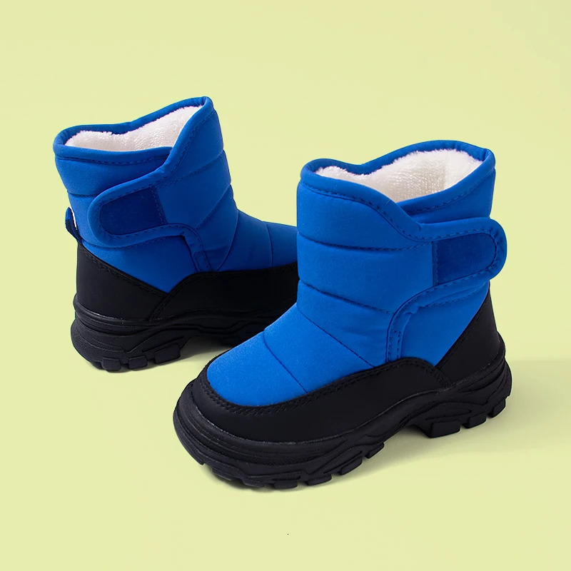Toddlers Thick-soled Sport Boots Children Winter Waterproof High Quality Warm Casual Snow Boots EWS15 241106