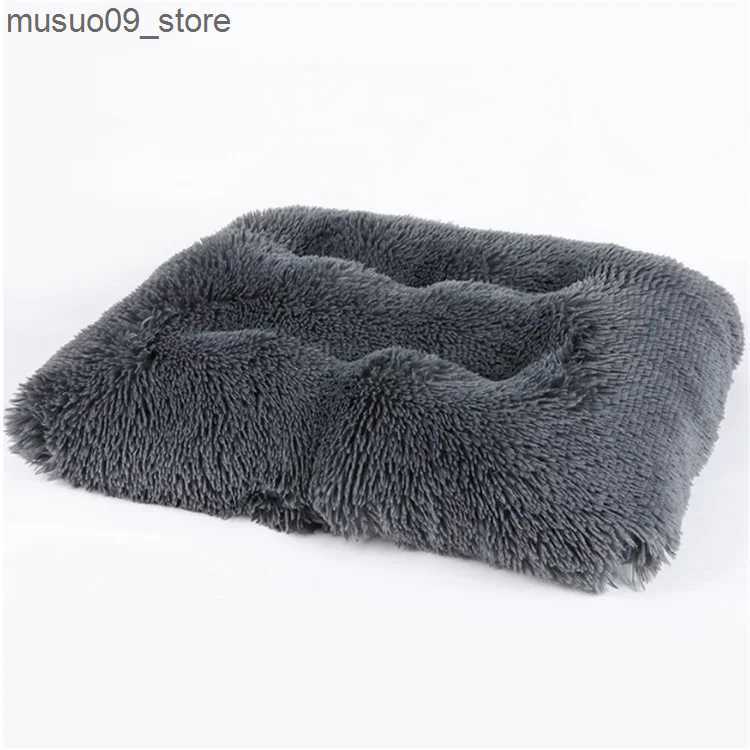 kennels pens Waterproof and anti slip fur pet dog bed travel mat pet blanket pet blanket L240910