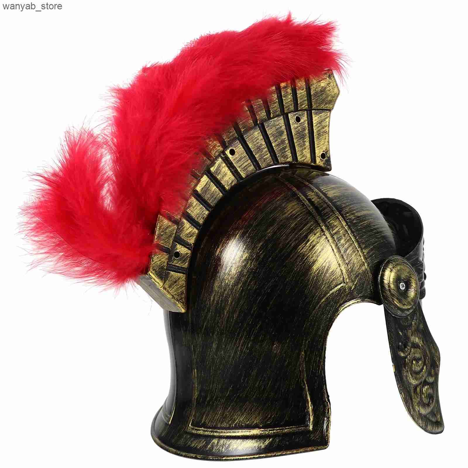 Wide Brim Hats Bucket Hats Roman Soldier Prop Carnival Costume Props Costume Hat for Christmas Halloween Cosplay Party Samurai L240910