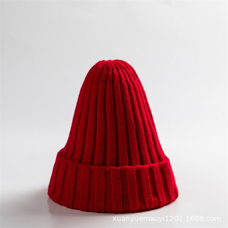 High quality design, men and women autumn and winter hat trend Knitted solid colored woolen ear protection warmth cover, head hat