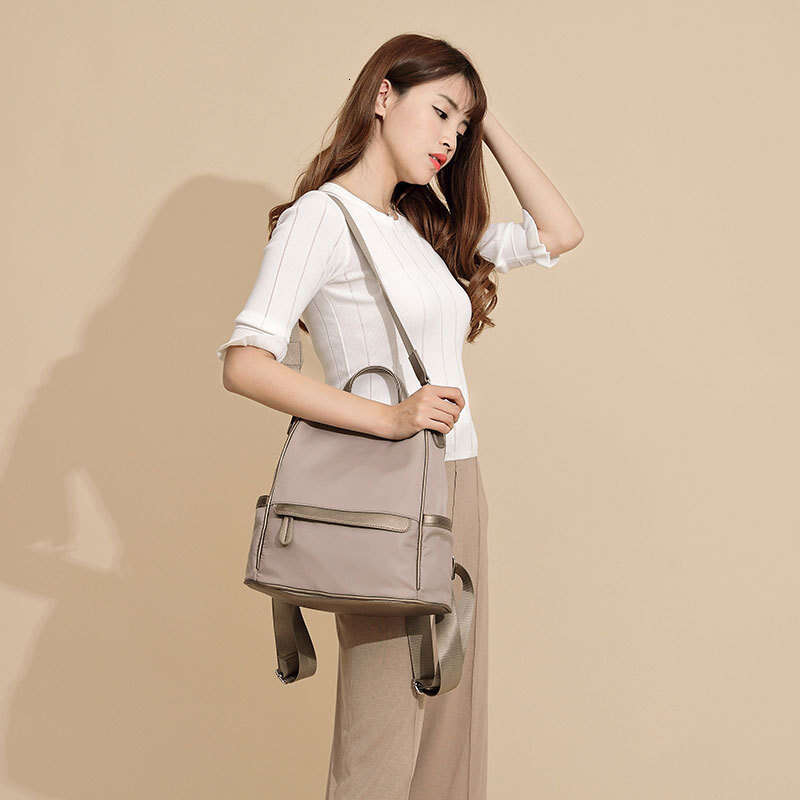 New Anti-Theft Double Shoulder Waterproof Oxford Cloth Backpack Casual Travel Bag