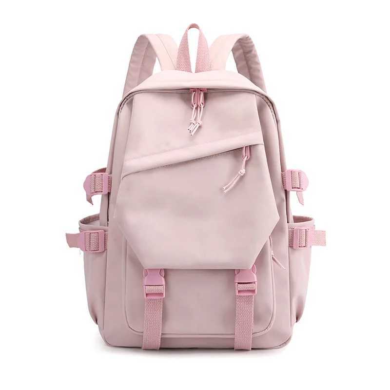 School Bag for Women Travel Backpacks All Match Fashion Canvas Nylon Backpack Student Bookbags 241106
