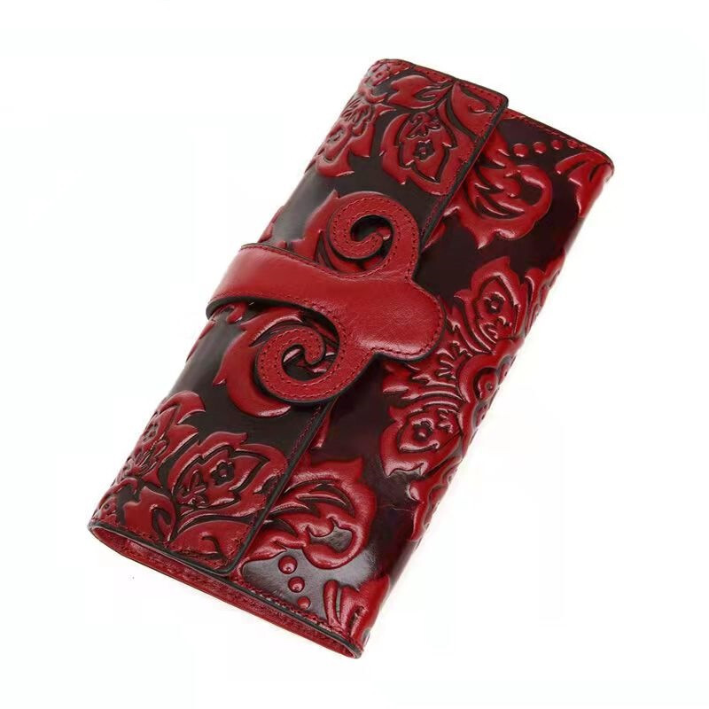 New Wallet Women's Leather Designer Handbag Vintage Wallet Genuine Leather Wallet