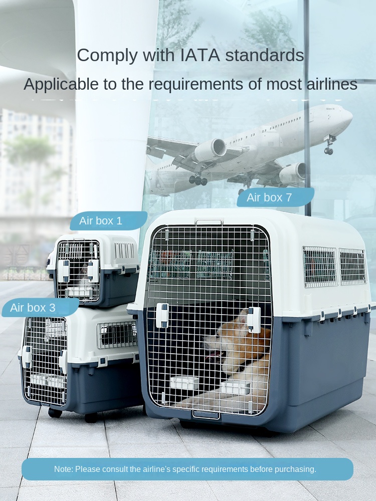 Pet kengcaseAir China small, medium, large canine corgi, cat airplane check-in box, dog cage, dog air cargo box