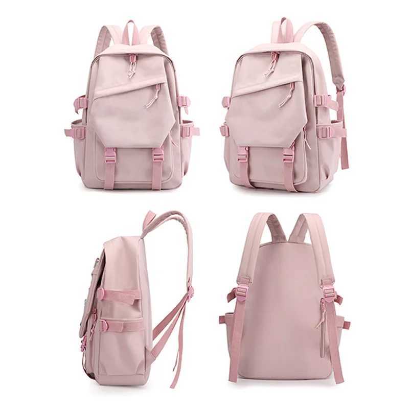 School Bag for Women Travel Backpacks All Match Fashion Canvas Nylon Backpack Student Bookbags 241106