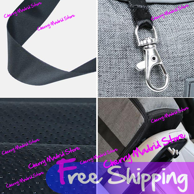 Detachable Dog Carrier Protector Driving Box Portable Pet Bag Seat Collapsible Safety Pet Puppy Seat Basket Can Be Tied & Fixed