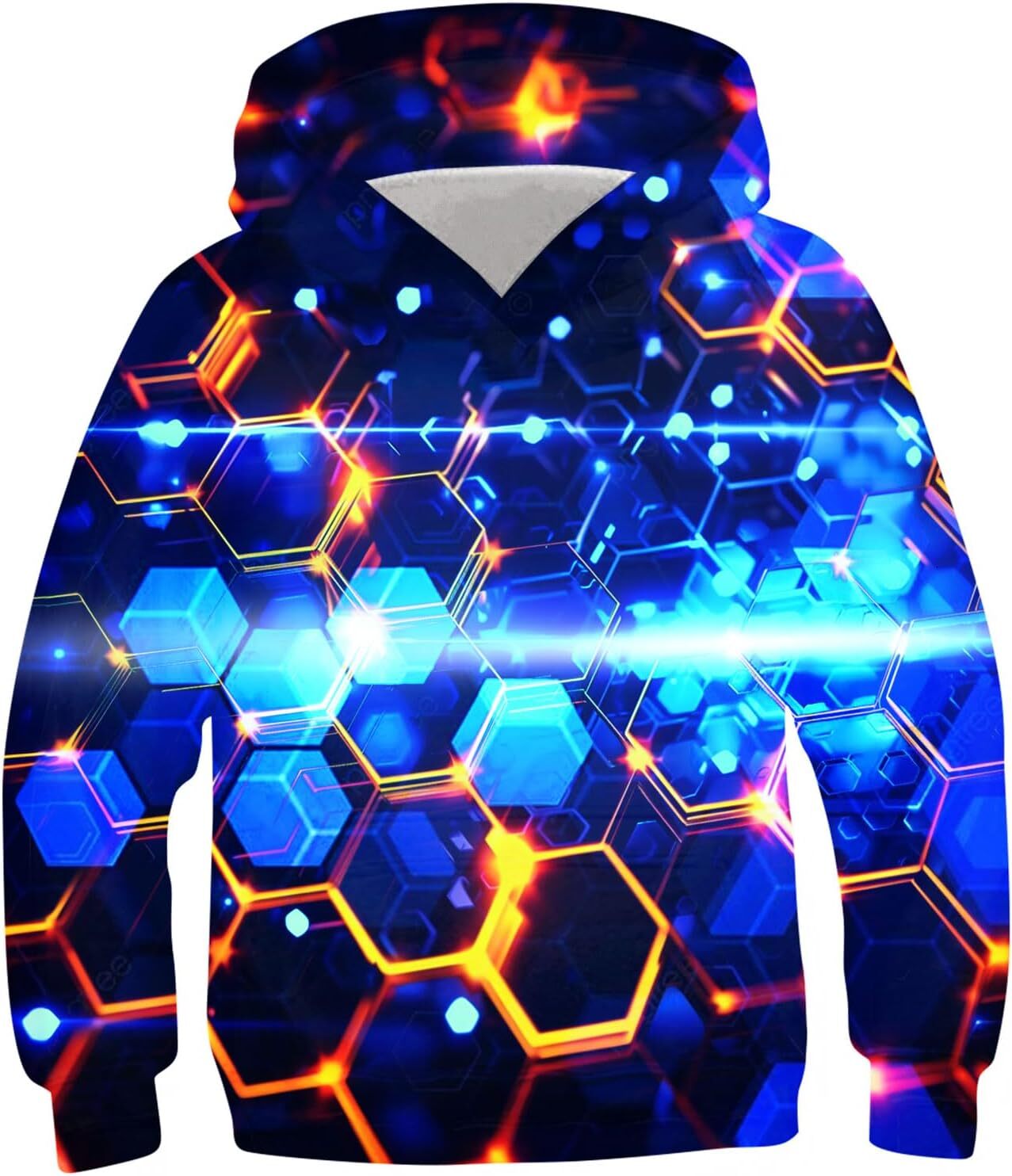 Hoodie for Mens Womens Boys Girls Hoodies 3D Printed Hooded Sweatshirts Casual Long Sleeve Pullover with Pocket for Graphic Fashionable and Warm cool