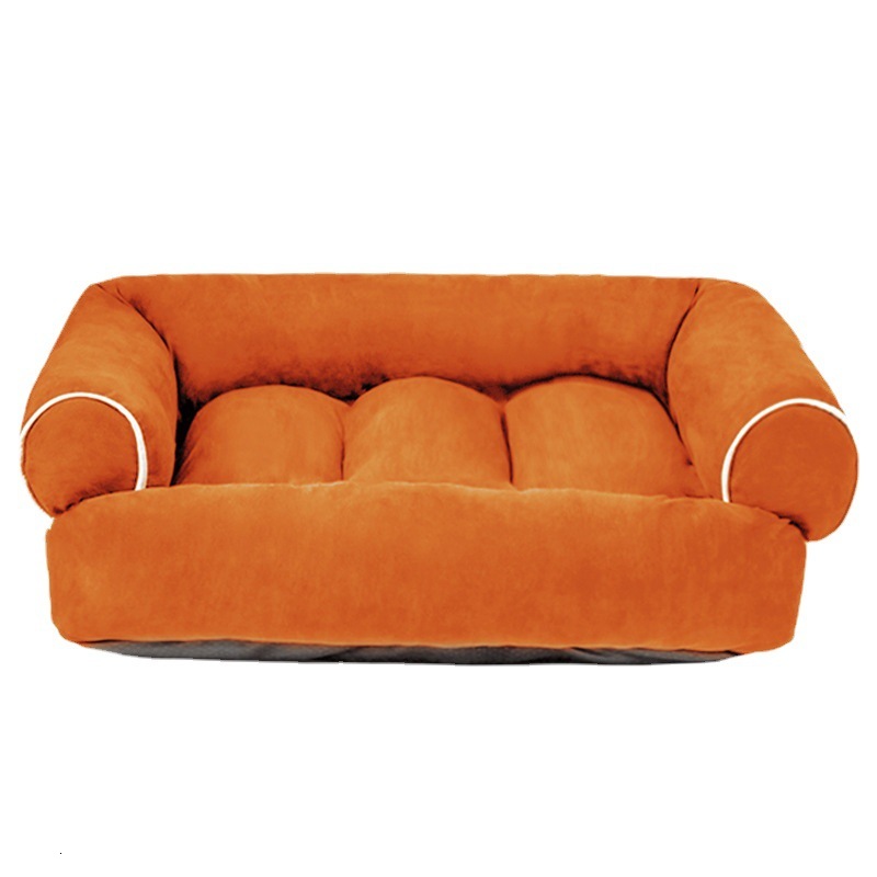 Cross Border New Deer Skin Velvet Pet Dog Sofa Autumn And Winter Deep Sleep Dog Nest Pet Nest Source Factory Wholesale 780
