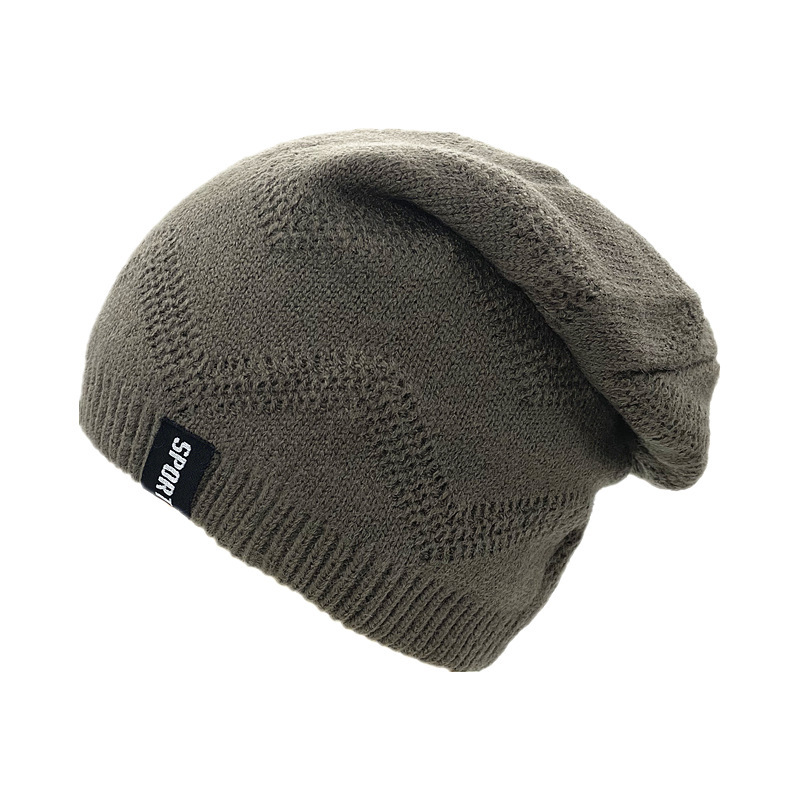 High quality design,New men's women's autumn winter sport fabric knitted large wavy yarn hats, cold resistant and warm hats