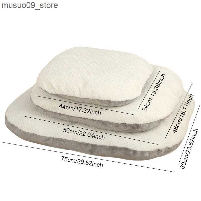 kennels pens Pet dog cat bed large dog bed sofa bed warm pet nest small medium and large dogs puppies kittens large-sized sleeping mat L240910