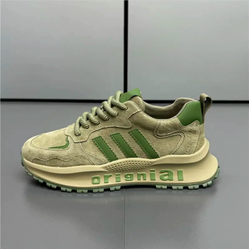 Three Bars Dad Men's 2024 Autumn and Winter New Comfort Versatile Tiktok Kwai Casual Shoes